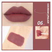 Pudaier 6 Colors Lip Tint Iceream Lip Glaze Waterproof Make up