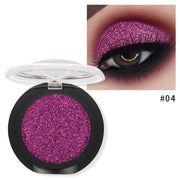 Pudaier Pro Metallic Shimmer Eyeshadow Palette Makeup Single 20 Colors Glitter